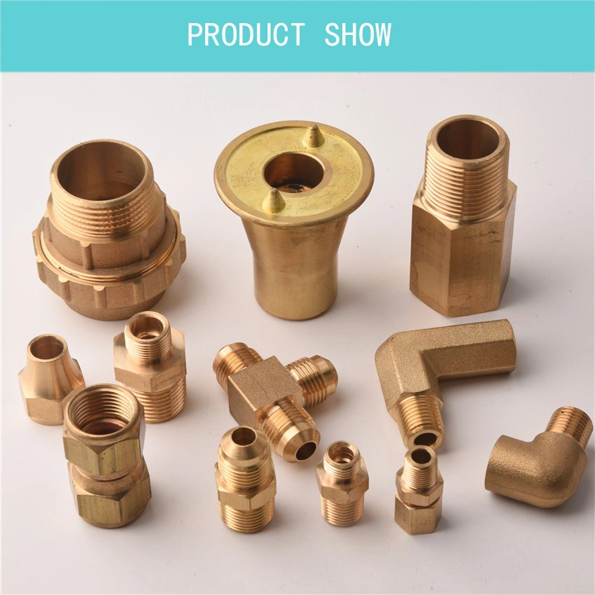 Factory OEM Brass Pipe Elbow Coupling Union Sanitary Tap Connector Fitting for Water