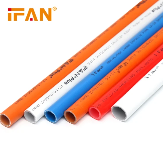 Ifan azul rojo blanco aislado calor radiante calefacción por suelo radiante Pex Al Pex tubo compuesto de aluminio